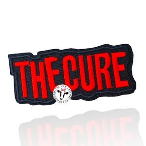 The Cure Iron On Patch Embroidered Punk Rock Band Music Rock Music NEW Green NWT